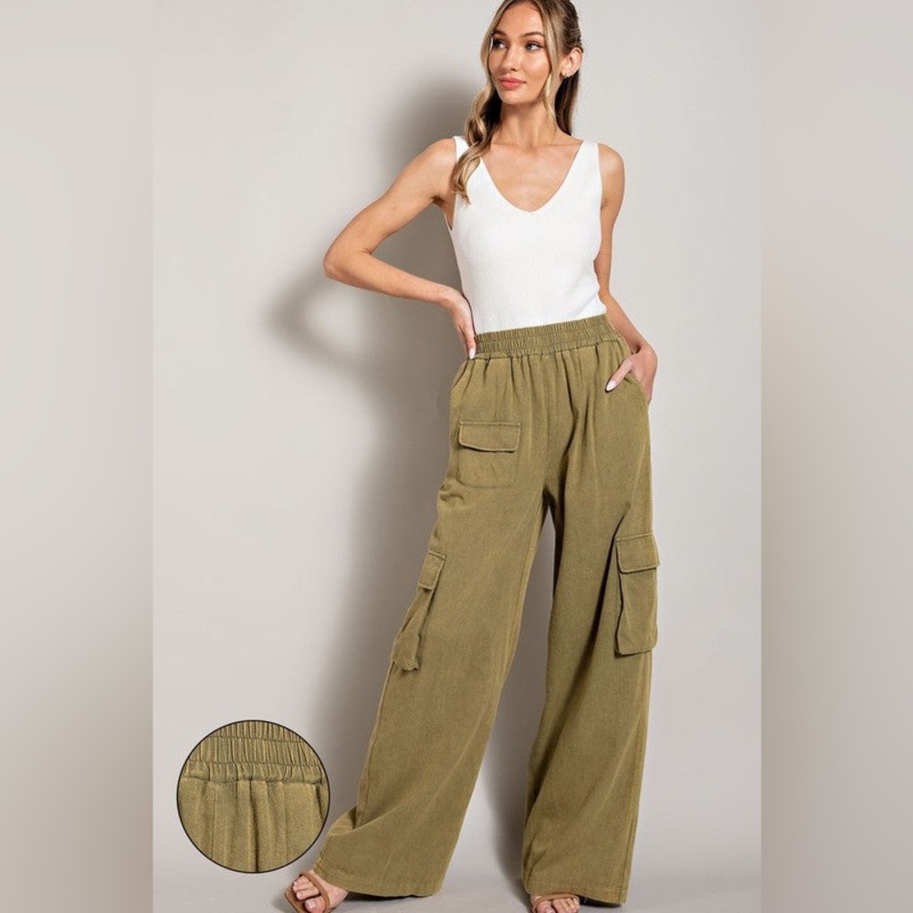 EE:SOME Mineral Washed Cargo Pants
